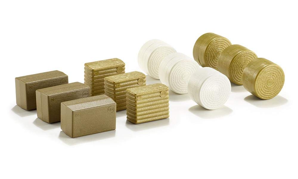siku 2463, Bale Assortment, 1:32, Plastic, Gold,White, 3x 4 different types