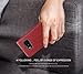 FYY [Genuine Leather Wallet Case for Samsung Galaxy S8+ Plus 2017, Handmade Flip Folio Wallet Case with Kickstand Card Slots Magnetic Closure for Samsung Galaxy S8+ Plus 2017 Wine Red