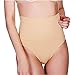Miss-Loly Women's Waist Cincher Girdle Tummy Slimmer Sexy Thong Panty Shapewear Beige M