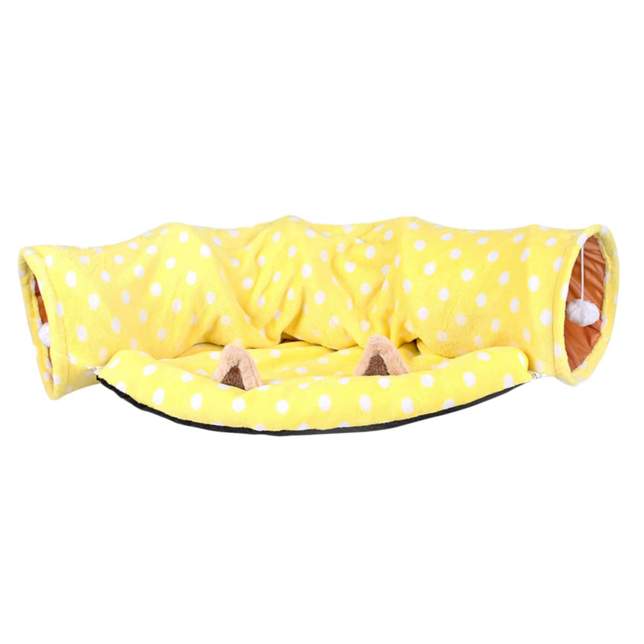 POPETPOP Kitten Toys Cat Cat Toys Ferret Toy Bunny for Rabbits Indoor Rabbit Hideouts for Indoor Bunnies Warm Hole Toy Kitten Tunnel Tube Beds Ferret