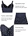 Septangle Women's One Piece Cover Up Swimwear Swimsuit Skirt Beachwear Dark Blue US 14