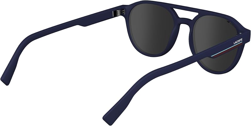 LACOSTE L6008S 424 MATE BLUE 53/19/145 Óculos de sol masculinos