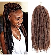 Marley Hair 18 Inch 1 Pack Braiding Hair Twist Long Afro kinky Twists Hair for Distressed Butterf...