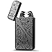 Kivors USB Rechargeable Windproof Arc Lighter Flameless Electronic Arc Lighter Plasma Double Arc Pulse Cigarette Metal Lighter