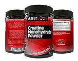Pure Creatine Monohydrate Powder Performance Supplement Supports Athletes in Muscle Growth, Strength & Power When Combined With High Intensity Exercises - Increase Stamina & Decrease Recovery Time