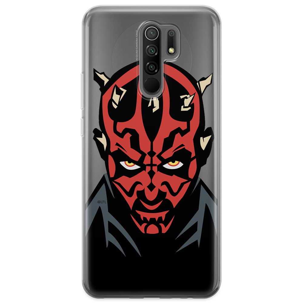 ERT GROUP mobile phone case for Xiaomi REDMI 9 original and officially Licensed Star Wars pattern Darth Maul 004 optimally adapted to the shape of the mobile phone, partially transparent