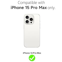 Svanove for iPhone 15 Pro Max Case Silicone, Glossy