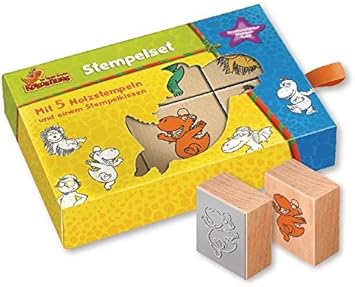 Cbj Der Kleine Drache Kokosnuss Stempel Set Amazon De Spielzeug