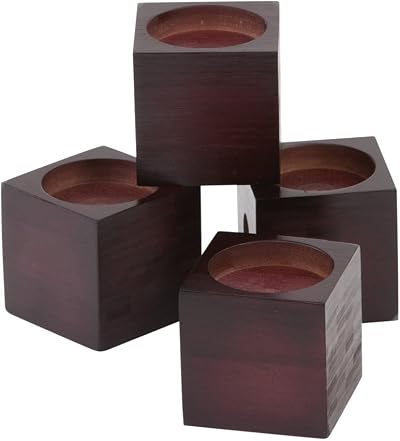 Drive Medical Wooden Chair Raisers Pack of 4 - 100mm Height