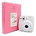 Ablus 128 Pockets Mini Photo Album - Fits for Fujifilm Instax Mini 11 Mini 9 Mini 8 Mini 90 Mini 25, Polaroid Snap PIC-300, Kodak Mini 3-Inch Film(Flamingo Pink)