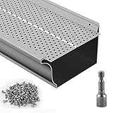 VEVOR Gutter Guard, 6 inch Width, Aluminum Leaf