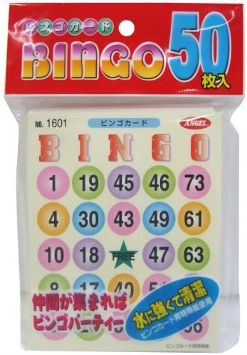 Amazon エンゼル ビンゴカード50枚 nn50 まとめ買い10個セット ビンゴ くじ おもちゃ