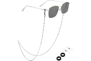humlbird Glasses Chain Stainless Steel Eyeglass Chains for Women Sunglass Chain Eye Glasses Holders Around Neck Glasses Strap