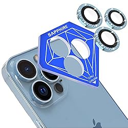 KINGXBAR 3PCS Sapphire Camera Lens Protector for