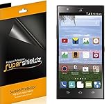 [6-Pack] Supershieldz- Anti-Bubble High Definition Clear Screen Protector For ZTE Lever LTE (Straight Talk) + Lifetime Replacements Warranty - Retail Packaging