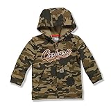 Carhartt Baby Boys' Camo Logo Fleece Zip Front Sweatshirt
