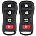 ECCPP Replacement fit for Keyless Entry Remote Control Car Key Fob Nissan Infiniti Series KBRASTU15 (Pack of 2)