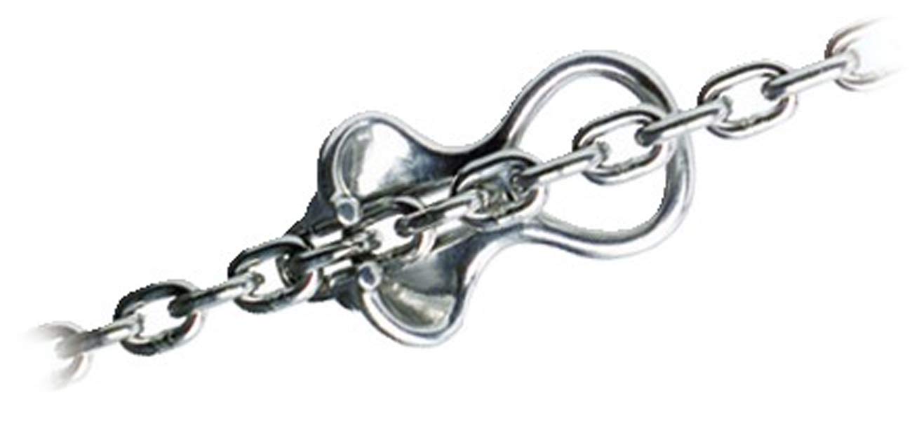 Osculati stainless steel chain claw for anchor chains from 6mm up to 8mm - to relieve strain on the anchor winch