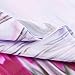 Maxwelly 3D Pink Rose Shower Curtain Polyester Floral Shower Curtain Set with Hooks for Bathroom Decor - Waterproof - 72-Inch by 72-Inch