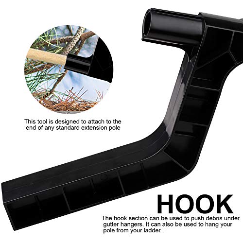 Pannow Gutter Cleaning Spoon and Scoop, Roof Gutters Cleaning Tool for Garden, Ditch, Villas, Townhouses