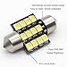 BOODLED 20pcs C5w 31mm(1.25”) LED Bulb 3528 12-SMD Chipsets Xenon White Festoon Interior Dome Map Trunk Cargo LED Bulbs Lights DE3175 DE3021 DE3022 3175,6000K~6500K,DC12V.