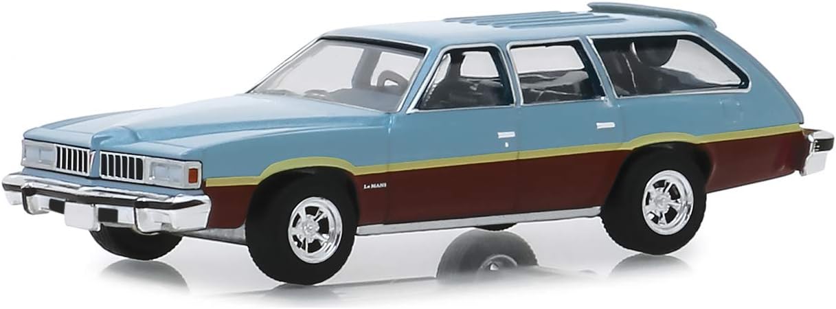 amazon com 1977 pontiac lemans safari wagon glacier blue metallic w woodgrain light blue interior estate wagons 1 64 diecast model car by greenlight 29970 d toys games 1977 pontiac lemans safari wagon glacier blue metallic w woodgrain light blue interior estate wagons 1 64 diecast model car by greenlight 29970 d