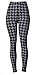 VIV Collection Plus Size Printed Leggings (Houndstooth)