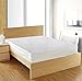 Rajlinen Premium Short Queen Mattress Protector, Waterproof Cooling Fitted Sheet, Fits Up to 16 Inch Deep Pocket, Soft Noiseless Breathable Fabric, Water-Resistant Bed Cover, White Solid