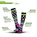 NEWZILL Medical Compression Socks for Women and Men Circulation 20-30 mmHg Best Compression Stockings for Running Athletic Travel Flight Nurses Pink