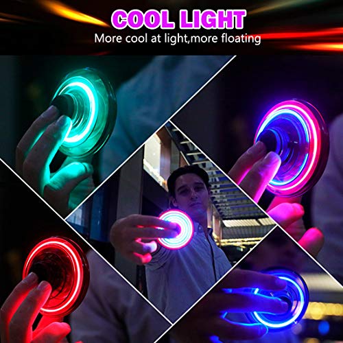 Flying Toy, FlyNova Flying Drones Toys Hand Operated Drones for Kids or Adults Stress Relief Interactive Cool Toys Rechargeable Scintillating RGB Light Mini UFO Drones for Indoor Outdoor Games