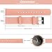 Xiemin 16MM Lady Leather Watch Band/Strap Watchband for Moto360 2nd gen Generation Regular Replacement Strap 16mm-Band (Rose Gold-Regular Style)