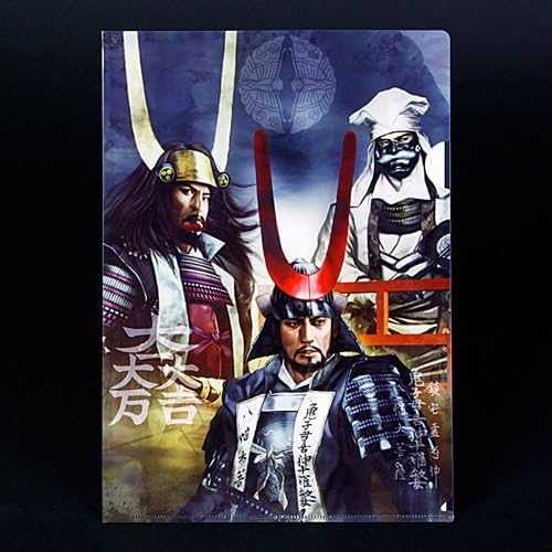 Amazon 諏訪原寛幸氏イラスト戦国武将クリアファイル 三成と左近と吉継 文房具 オフィス用品 文房具 オフィス用品