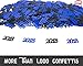 2020 Black Blue Confetti Pack of 1000, 1.5 Oz | Great for Table Decorations | Graduations Party Supplies | Black and Blue for Graduations Decorations 2020