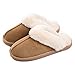 OSHOW Womens Slipper, Fluffy Slip On House Slippers Clog Soft Indoor Outdoor Slipper for Winter