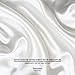 Linenwalas Duvet Cover Set Queen Size - Viscose Derived from Bamboo Soft, Breathable, Light Weight, Cooling Comforter Cover with Zipper Closure and Corner Ties (Queen, White)