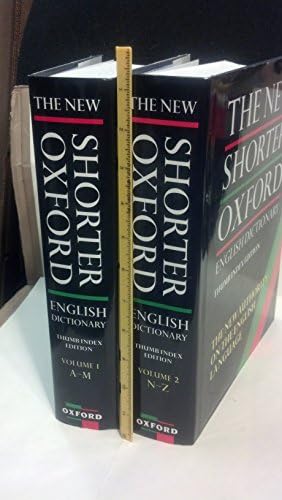 The Compact Edition of the Oxford English Dictionary (2 Volume Set