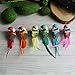 lwingflyer 12pcs Artificial Simulation Foam Bird Feather Magpie with Claw Ornaments DIY Craft for Wedding Decoration Home Garden Party Accessories