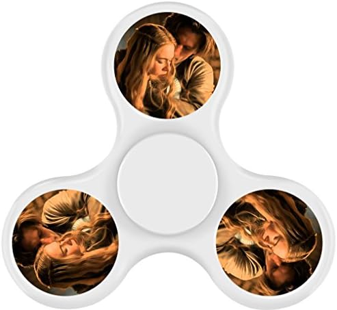 Game Fidget Spinner Hand Spinning of Thrones Top Focusing Toys High Speed Durable Bearing Stress Reducer for Relaxation ADD ADHD Anxiety for Adult Kids White