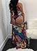 Lovaru Women's New Colorful Dyeing Bikini One Piece Swimsuit+Ponchos Cover Ups (Large, Leopard)