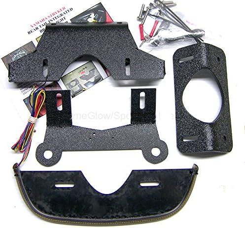 Fender Eliminator Integrated LED Taillight Kit for Yamaha Stryker (2011-2014) - Brake and Turn Signals - Smoked Lens