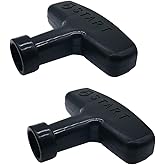ZLKSKER 2 pcs Gasoline Engine Starter Handle Grip, Recoil Starter Pull Handle for Lawn Mower, Generator, Chainsaw