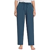 Latuza Women's Petite Pajama Pants Cotton Pajama Bottoms Petite Length