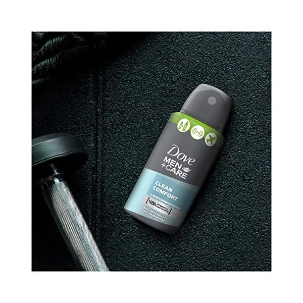 Dove-MenCare-Clean-Comfort-perfect-for-Travel-Compressed-Anti-perspirant-Deodorant-48h-Sweat-Odour-Protection-Deodorant-Spray-75-ml-Multipack Dove Men+Care Clean Comfort perfect for Travel Compressed Anti-perspirant Deodorant 48h Sweat & Odour Protection…