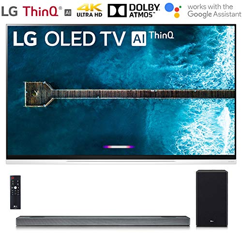 LG OLED55E9PUA E9 Series 55″ 4K Ultra HD Smart OLED TV (2019) with SL9YG 4.1.2 Channel High Res Audio Sound Bar