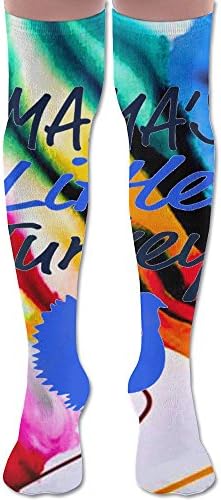 Mama's Little Turkey Womenâ€s Casual No Show Socks Athletic Cotton Liner Socks Thin Low Cut