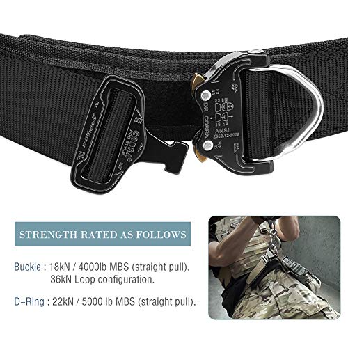 Tactical Belt 2 Inch Battle Molle Belt with Cobra Buckle Gun Belt Quick