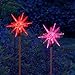 SolarDuke Solar Garden Decoration Star Stake Lights Color Channging Outdoor Lawn Yard Patio Decor