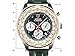 DETOMASO Men's Quartz Stainless Steel and Leather Strap Watch, Color Green (Model: DT1045-B)