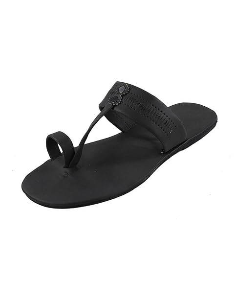 leather chappal gents