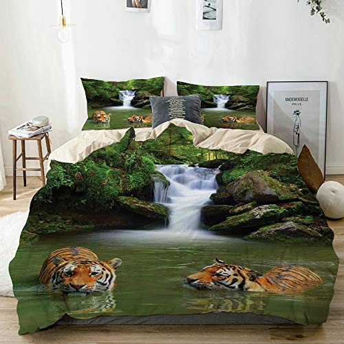 12 Amazing Realistic Tiger Bedding Sets